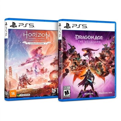 Kit Jogo Horizon Forbidden West Complete Edition + Dragon Age The Veilguard, PS5
