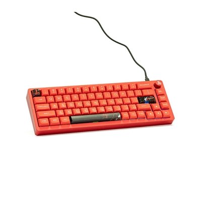 Teclado Magnético Gamer Thunderobot VIC68 Ultra, Switch Magnético TTC, 8KHz, Hot-Swappable, RGB, 68%, USB-C, Vermelho - JM03N600B