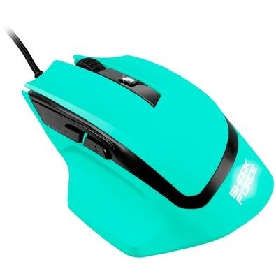 Mouse Gamer Sharkoon Shark Force, LED, 6 Botões, Mint