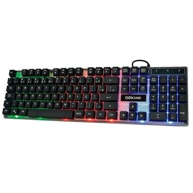 Kit Gamer OEX Game Combo Horus - Teclado, LED, ABNT2 + Mouse, LED - TM305