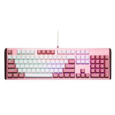 Teclado Mecânico Gamer Cooler Master CK550, RGB, Swich Brown, US, Branco/Rosa Sakura - CK-550-PWTM1-US