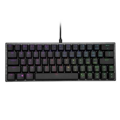 Teclado Mecânico Gamer Cooler Master SK620, Compacto, RGB, Switch Low Profile Red, US, Cinza Espacial - SK-620-GKTR1-US