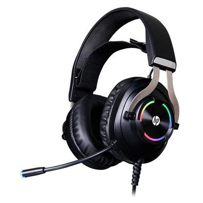 Headset Gamer HP RGB, Drivers 50mm, P2/USB, Preto - 9AJ68AA