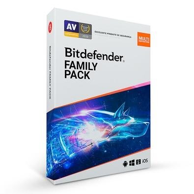 Bitdefender Antivirus Family Pack, 15 Dispositivos, 1 Ano, Digital para Download - FP02ZZCSN1215LEN