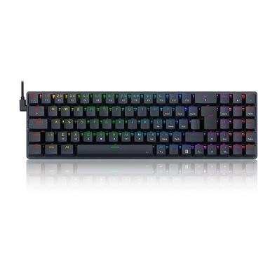 Teclado Mecânico Gamer Redragon Ashe, RGB, Switch Brown, N-Keys, ABNT2, Preto - K626-KB-B (PT-BROWN)