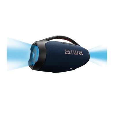 Caixa de Som Aiwa Boombox Plus BBS-01-LBL, Bluetooth, RGB, 200W RMS, IP66, 30 Horas de Bateria, preto - 9531-01