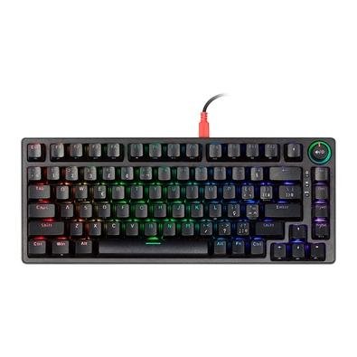 Teclado Mecânico Gamer PCYes RASEC, RGB, Switch Gateron Blue, Layout 75%, ABNT2 - TWGBLRGB