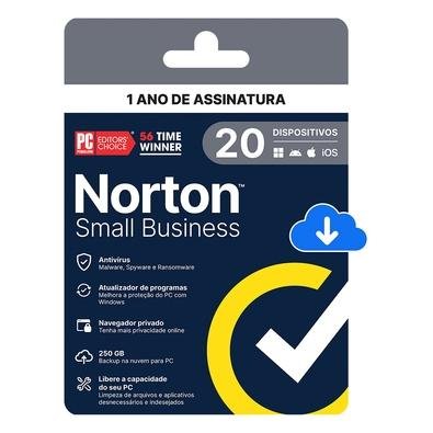 Norton Small Business 250GB 20 Dispositivos, 12M ESD - 21460349