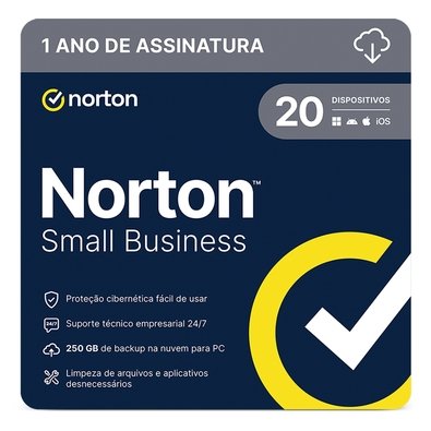 Norton Small Business 250GB 20 Dispositivos, 12M ESD - 21460349