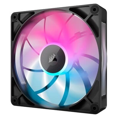 Ventoinha Corsair RX MAX RGB Series, iCUE LINK RX140 MAX RGB, 140mm, Preto - CO-9051035-WW