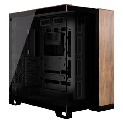 Gabinete Gamer CORSAIR 6500X Mid Tower, Lateral em Vidro, Preto e Amadeirado - CC-9011282-WW
