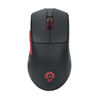 Mouse Gamer Sem Fio Redragon King Pro Horda Do World Of Warcraft, até 26000DPI, Bluetooth e USB Tipo-C, Preto - 6975763145180