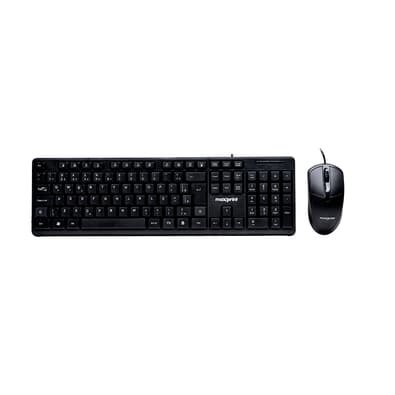 Kit Teclado e Mouse Maxprint CF 1001, USB 2.0, ABNT2, Preto - 60000156