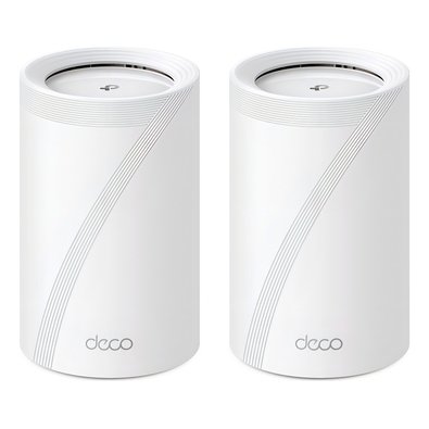 Roteador TP Link Deco BE65 Mesh WI-FI 7, 2.5G, Tri-Band, BE11000, Pacote com 2 Unidades - Deco BE65(2-pack)(US)