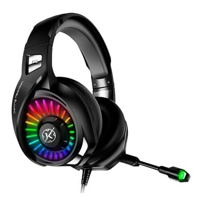 Headset Gamer Kalkan Modi, RGB, Surround 7.1, Adaptador USB Tipo-C, Preto - KLK00024