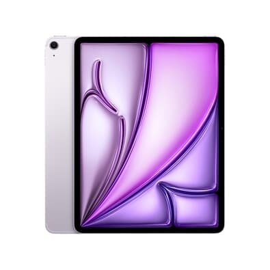 Imagem iPad Air Apple 13" 512GB, Chip M3, Wi-Fi + Cellular, Câmera Traseira 12MP, Roxo - MCJD4BZ/A