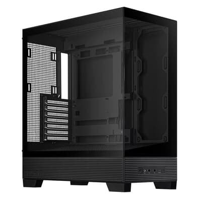 Gabinete ASUS A31, Mid Tower, ATX, BTF Compatível, Lateral Aquário, Preto - 90DC00R0-B00000
