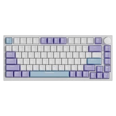 Teclado Mecânico Gamer Ajazz AK820, USB-C, Moon Switch, Layout US, Anti-Ghosting, Roxo - AK820