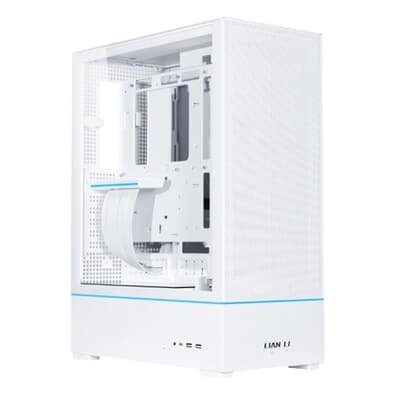 Gabinete Gamer Lian Li SUP01, Mid Tower, ATX, Lateral em Vidro Temperado, Branco - SUP01W