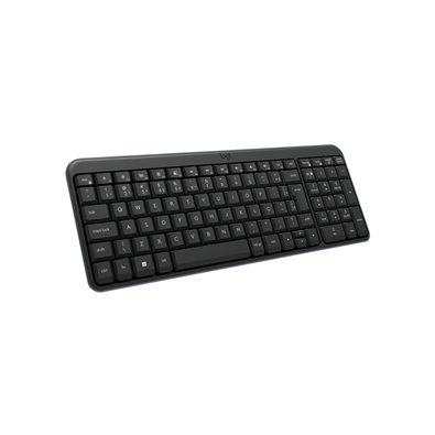 Teclado Sem Fio Logitech K250 Compacto, Teclado Numérico, Bluetooth, Resistente a Derramamentos, ABNT2, PC/Mac, Grafite - 920-013448