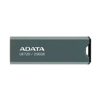 Pen Drive 256GB ADATA Elite UE720, USB 3.2, OTG, Dual Conector, Cinza - UE720-256G-CGY/BK