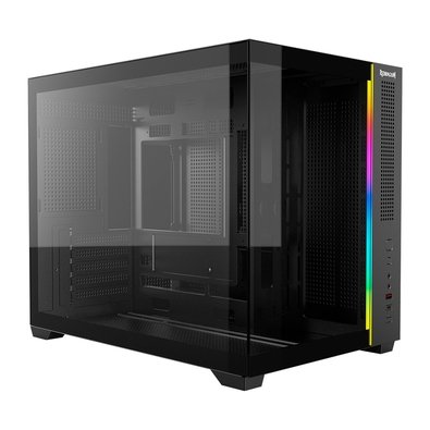 Gabinete Gamer Redragon Wideload, RGB, Mini Tower, Micro ATX, Preto - CA-611B