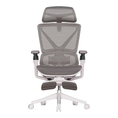 Cadeira Office Elements Calaena, com Massagem, Até 120kg, Reclinável, Malha, Cinza - 72099