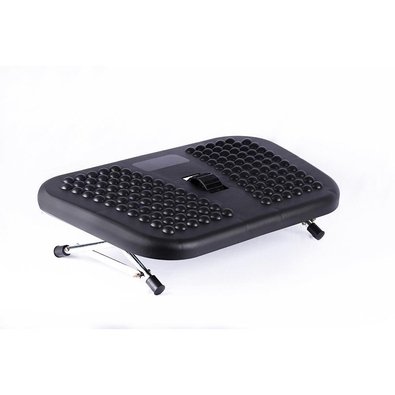 Apoio Ergonômico Reliza para os Pés, Roldana, Preto - 011844