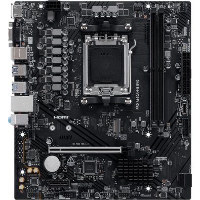 Placa-Mãe MSI PRO A620M-B EVO, AMD AM5, mATX, DDR5 - PROA620AMBEVO