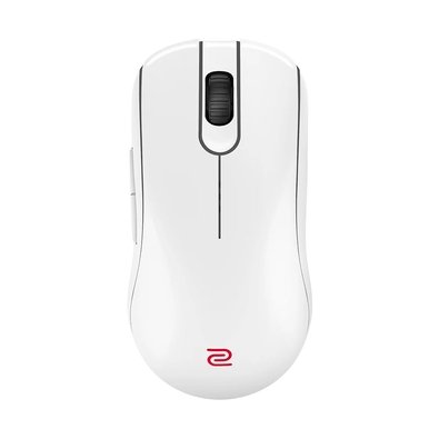 Mouse Gamer Sem Fio Zowie FK2-DW, 4K, Medium, 3200 DPI, com Base para Carregamento, Branco - 9H.N4MBE.A2E