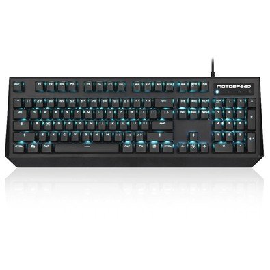 Teclado Mecânico Gamer Motospeed CK95, LED Azul, Switch Outemu Black, US