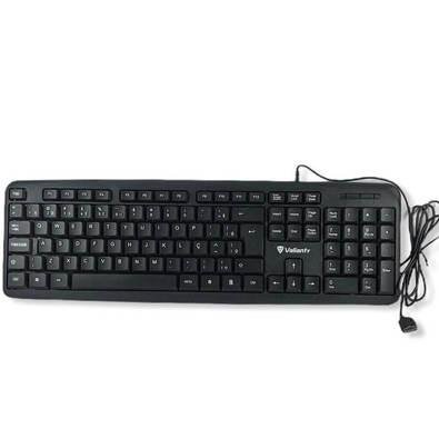 Teclado Valianty Basic Usb Abnt Preto Kabum