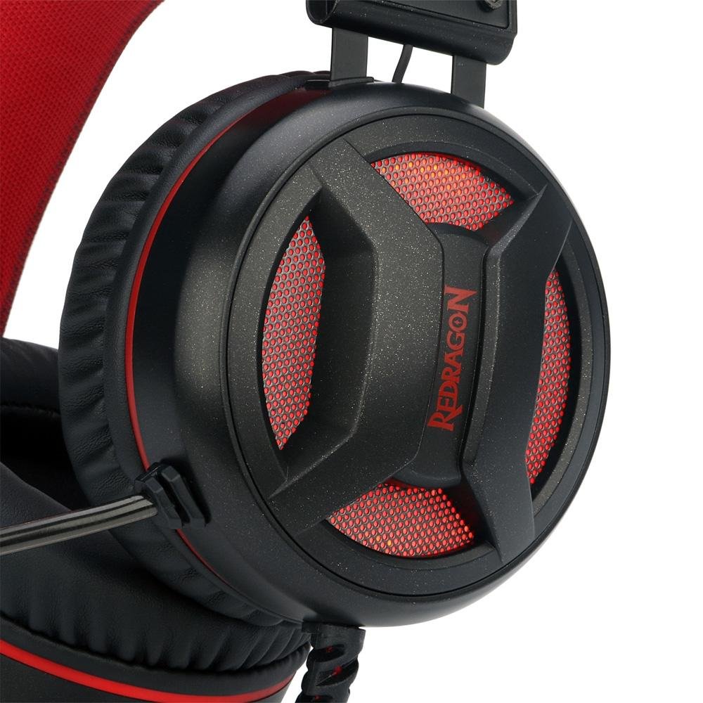 Headset Gamer Redragon Minos USB 7.1 - H210 | KaBuM!