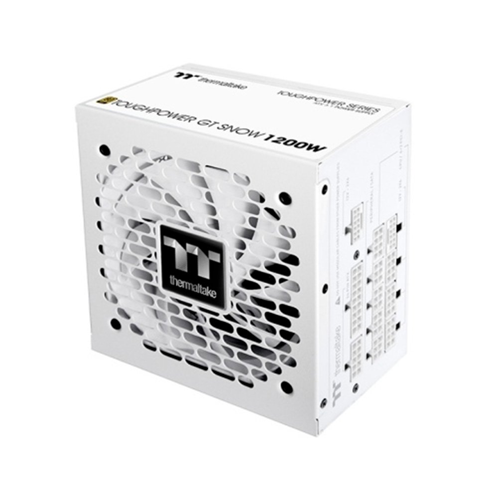 Fonte Thermaltake Toughpower GT, 1200W, 80 Plus Gold, Full Modular, PFC Ativo, Snow White - PS-TPT-1200FNFAGB-W Fonte Thermaltake Toughpower GT, 1200W, 80 Plus Gold, Full Modular, PFC Ativo, Snow White - PS-TPT-1200FNFAGB-W