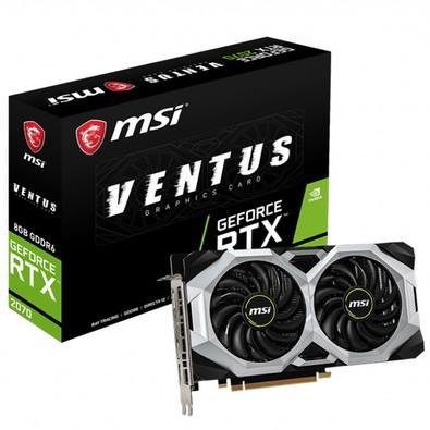 GeForce RTX 2070 MSI VENTUS 8G グラフィックボード Placa de Vídeo MSI NVIDIA GeForce RTX 2070 Ventus 8G | KaBuM