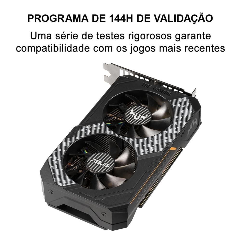 Placa de Vídeo Asus TUF NVIDIA GeForce RTX 2060 6GB | KaBuM!