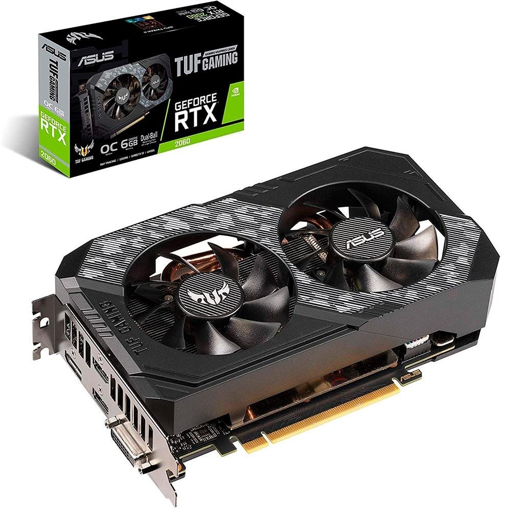 Placa de Vídeo Asus TUF NVIDIA GeForce RTX 2060 6GB | KaBuM!