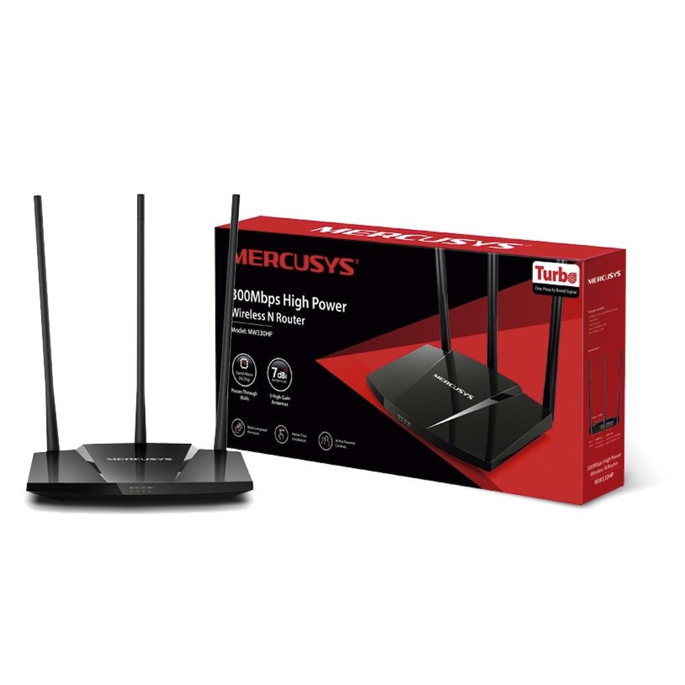 Roteador Mercusys 300Mbps, 3 Antenas - MW330HP