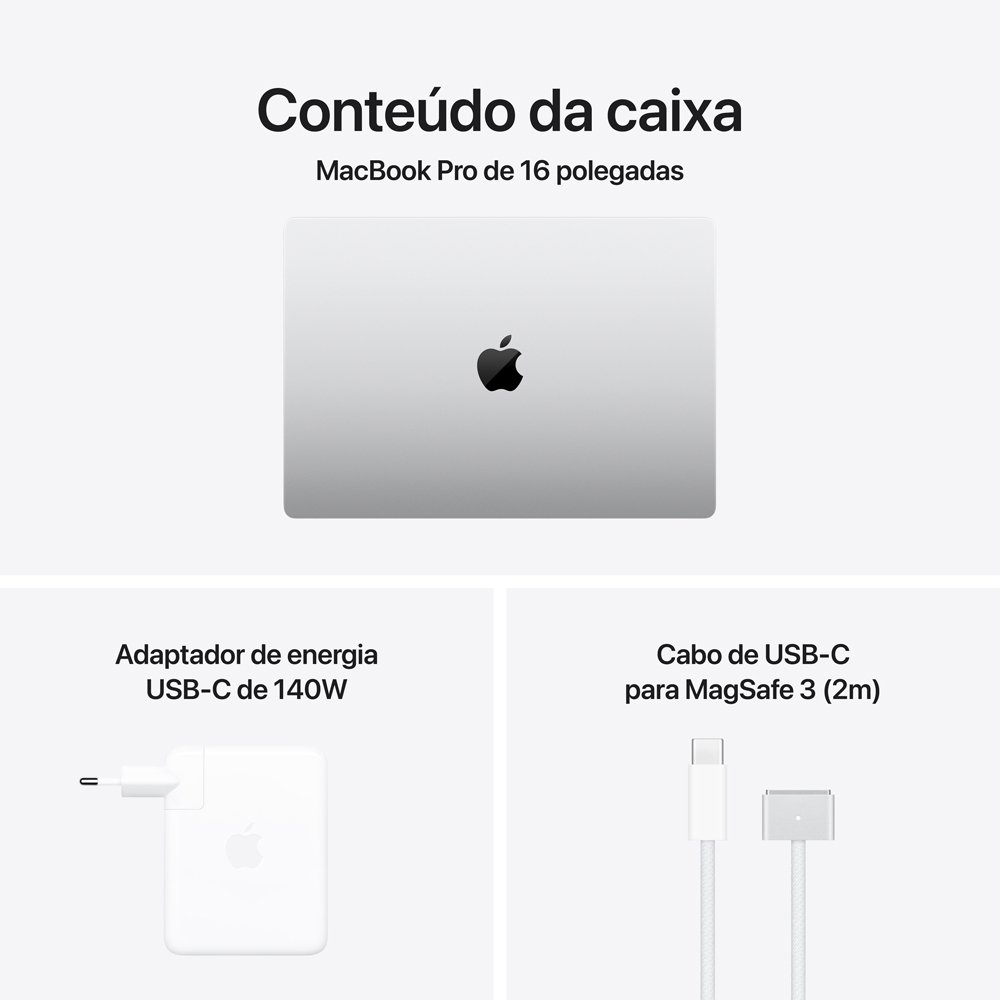 MacBook Pro 16 Apple Chip M5 Pro 48GB 1TB | KaBuM!