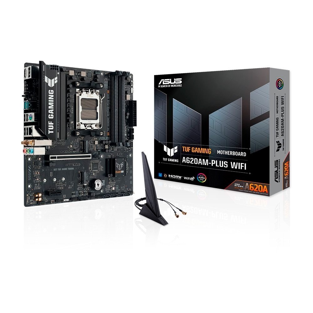Processador AMD Ryzen 5 8500G + Placa Mãe ASUS TUF GAMING A620AM-PLUS WIFI Processador AMD Ryzen 5 8500G + Placa Mãe ASUS TUF GAMING A620AM-PLUS WIFI
