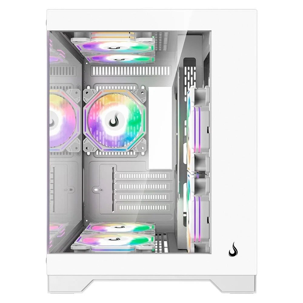 Gabinete Gamer Rise Mode Galaxy Glass M Mini, M-ATX + Fonte MACH1 Steady, 650W Gabinete Gamer Rise Mode Galaxy Glass M Mini, M-ATX + Fonte MACH1 Steady, 650W