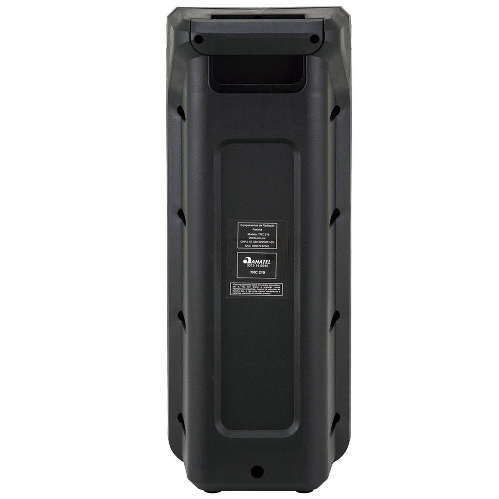Caixa de Som Amplificadora TRC 219, Bluetooth, USB, LED, Speaker 4´, 35W