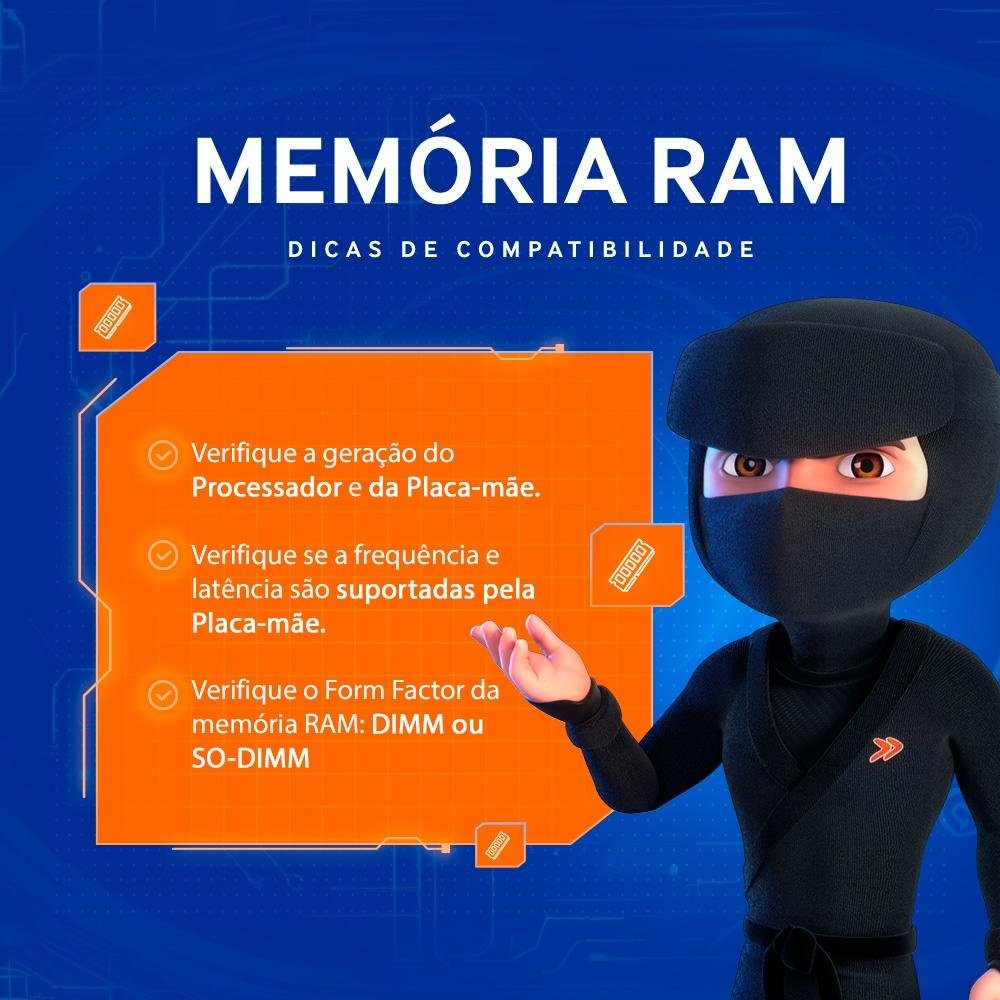 Memória RAM para Notebook Rise Mode, 8GB, 1600MHz, DDR3, CL11 - RM-D3-8G1600N Memória RAM para Notebook Rise Mode, 8GB, 1600MHz, DDR3, CL11 - RM-D3-8G1600N