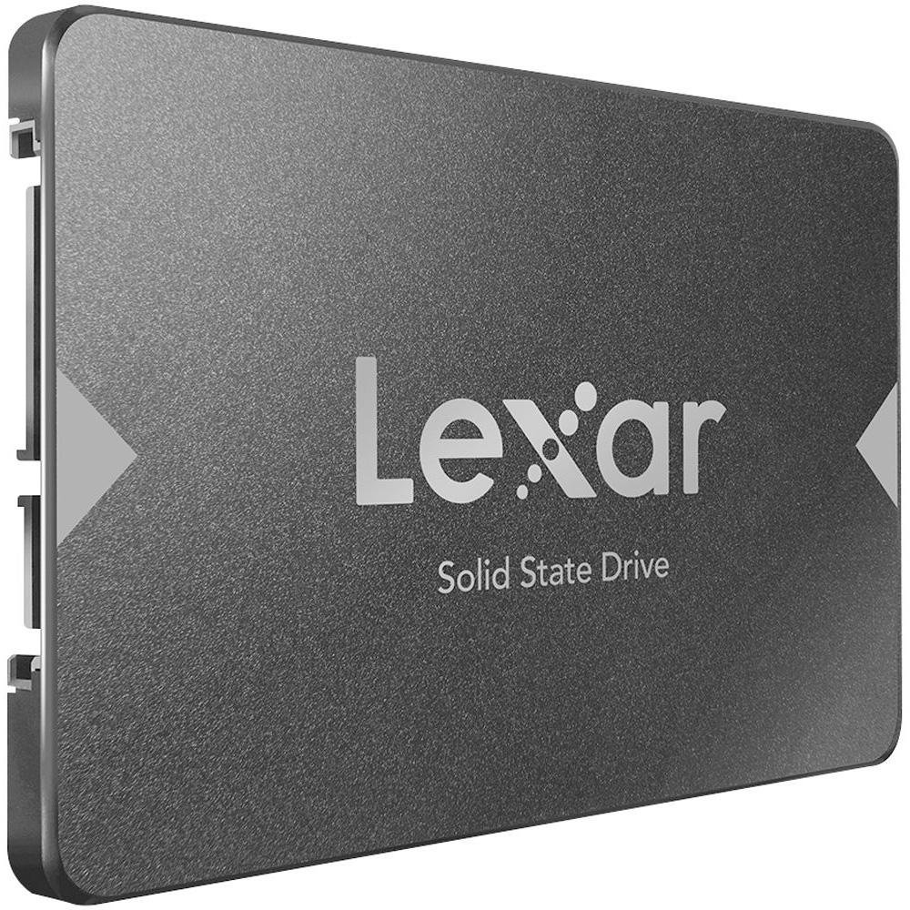 SSD Lexar NS100, 256GB, SATA III, 2.5", Leitura: 520MB/s, Preto - LNS100-256RBNA