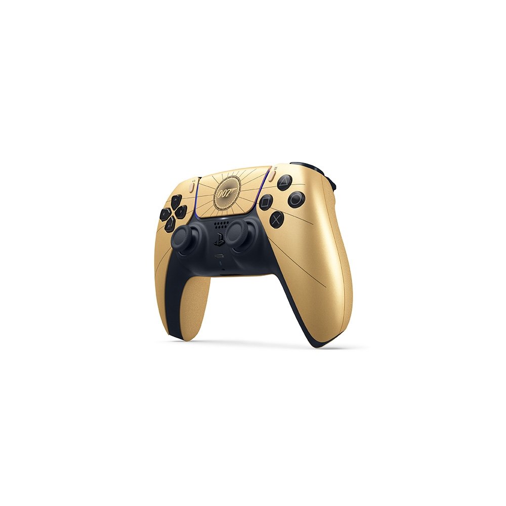 Controle Sem Fio Sony DualSense, Edição Limitada 007 First Light, PlayStation 5, Bluetooth, com Feedback Háptico, Preto e Dourado - 1000052026 Controle Sem Fio Sony DualSense, Edição Limitada 007 First Light, PlayStation 5, Bluetooth, com Feedback Háptico, Preto e Dourado - 1000052026