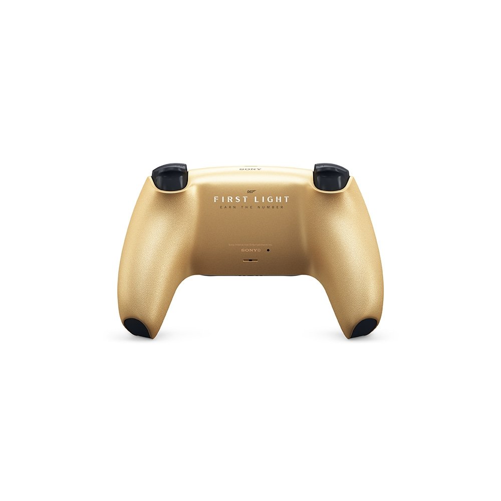 Controle Sem Fio Sony DualSense, Edição Limitada 007 First Light, PlayStation 5, Bluetooth, com Feedback Háptico, Preto e Dourado - 1000052026 Controle Sem Fio Sony DualSense, Edição Limitada 007 First Light, PlayStation 5, Bluetooth, com Feedback Háptico, Preto e Dourado - 1000052026