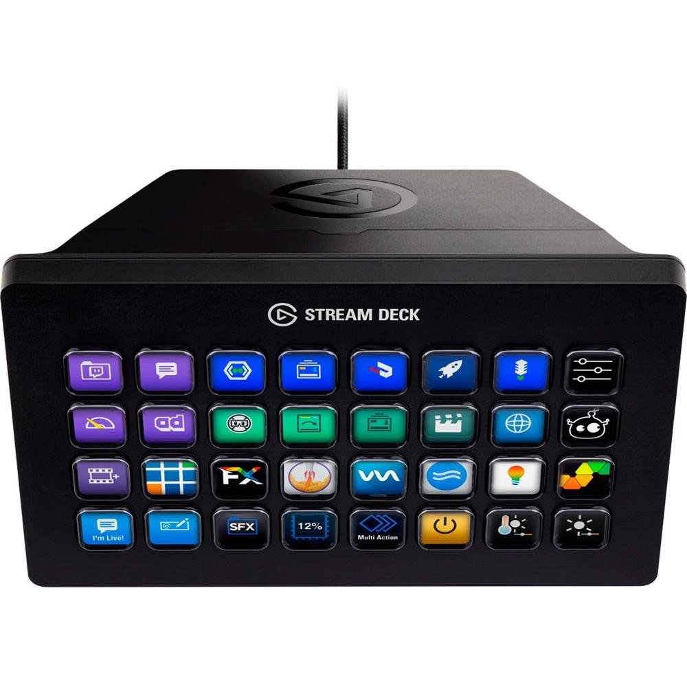 Stream Deck Elgato XL, 32 Teclas, Preto | KaBuM!
