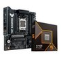 Kit Placa Mãe ASUS TUF GAMING B650EM-E WIFI AM5 + Processador AMD Ryzen 5 9600X