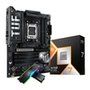 Kit Placa-Mãe ASUS TUF GAMING X870-PLUS WIFI 7 AM5 + Processador AMD Ryzen 7 9800X3D + Memória RAM XPG Lancer, RGB, 32GB (2x16GB)