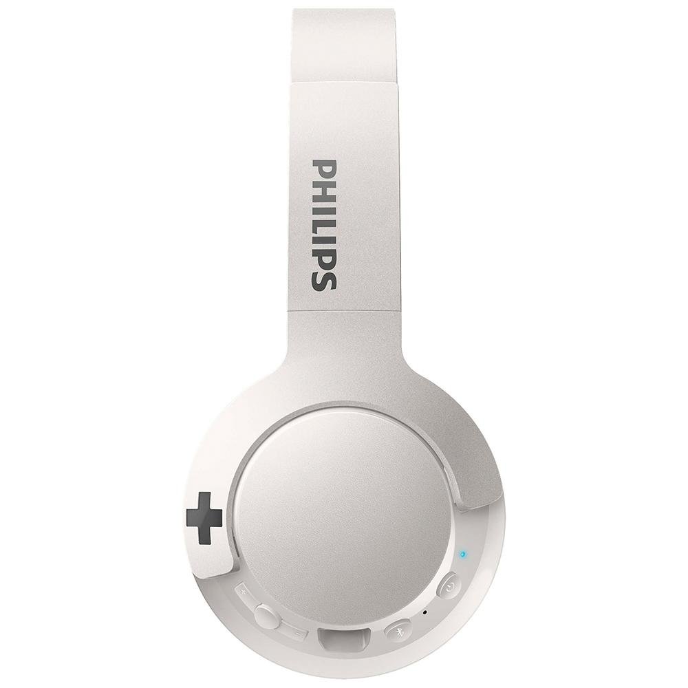 Headphone Bluetooth Philips Bass+, Branco - SHB3075WT/00 Headphone Bluetooth Philips Bass+, Branco - SHB3075WT/00